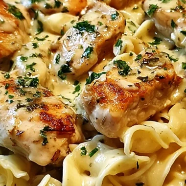 One Pan Creamy Chicken and Egg Noodles