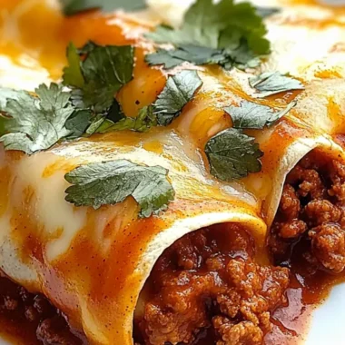 Easy Ground Beef Enchiladas Recipe Ready in 30 Minutes