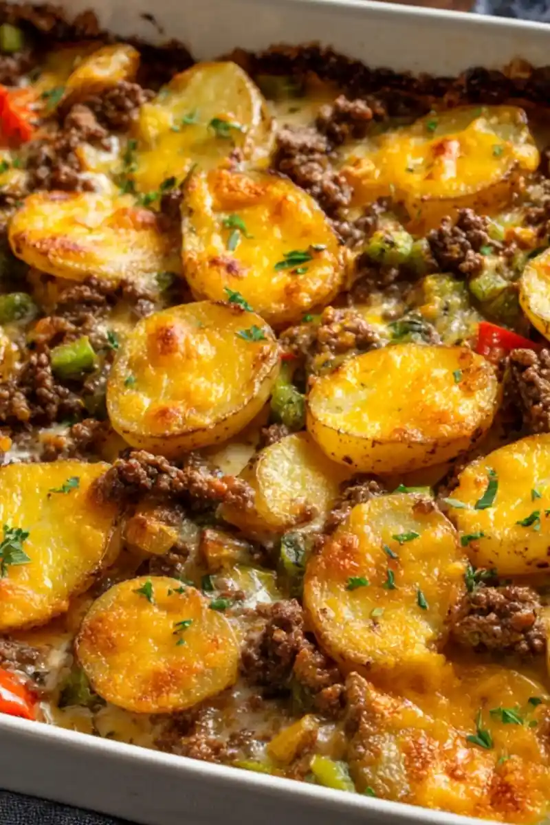 Classic Hobo Casserole Ground Beef