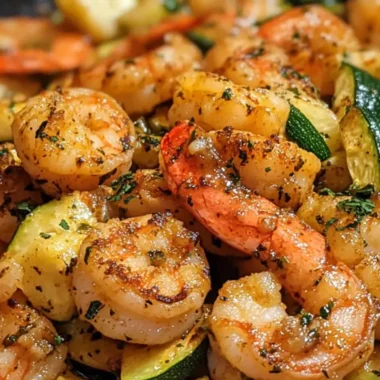 Easy Garlic Butter Shrimp & Zucchini Skillet That Delights Every Time