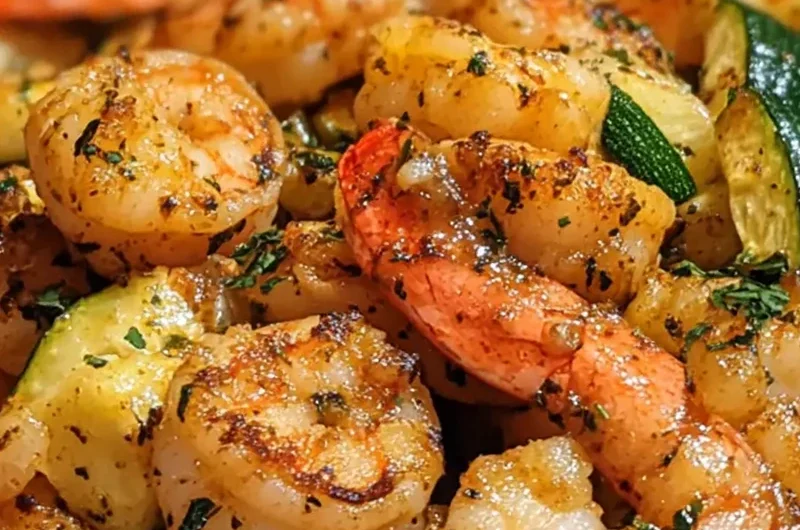 Easy Garlic Butter Shrimp & Zucchini Skillet That Delights Every Time