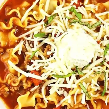 Easy Lasagna Soup