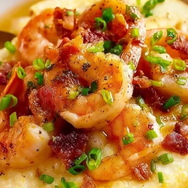 Savory Garlic Shrimp and Cheesy Grits
