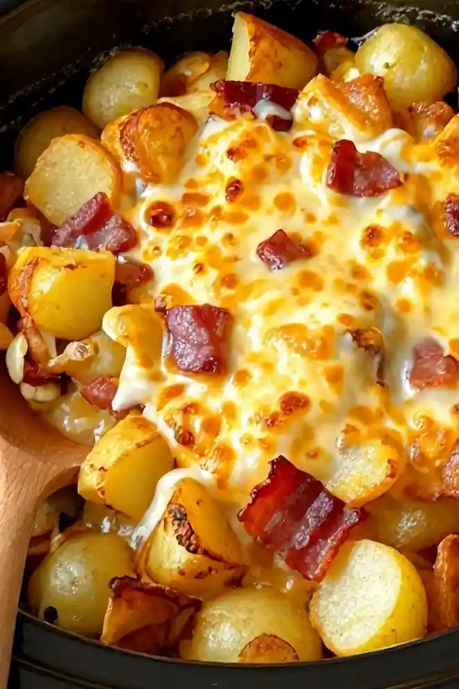 Slow Cooker Cowboy Potato Casserole