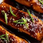 Glazed Teriyaki Salmon Fillets