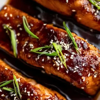 Glazed Teriyaki Salmon Fillets