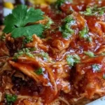 Easy Zesty Crockpot Cilantro Lime Chicken Recipe with Black Bean Corn Salsa