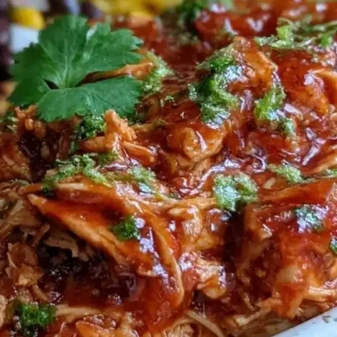Easy Zesty Crockpot Cilantro Lime Chicken Recipe with Black Bean Corn Salsa