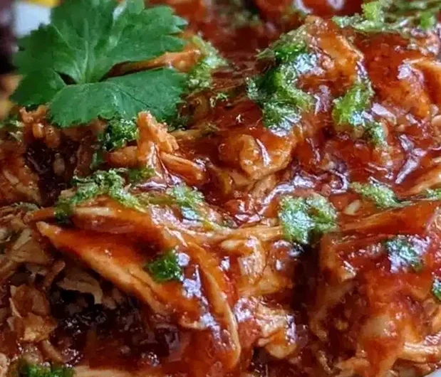 Easy Zesty Crockpot Cilantro Lime Chicken Recipe with Black Bean Corn Salsa