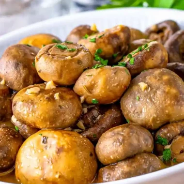 Buttery Slow-Cooker Ranch Mushrooms