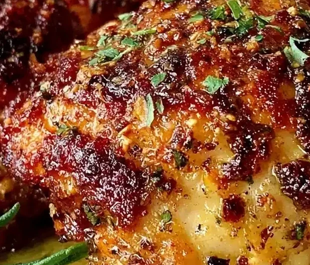 Extra-Crispy Air Fryer Chicken Thighs with Garlic Herb Butter