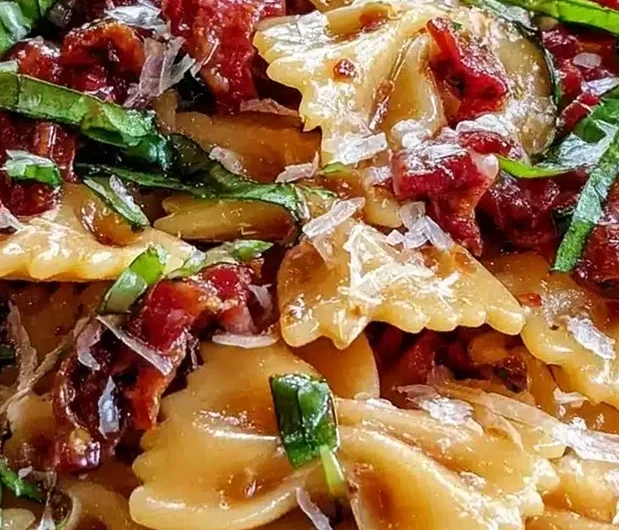 Fresh Tuscan Sun-Dried Tomato Bow Tie Pasta Salad
