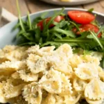 Creamy Garlic Butter Bowtie Pasta