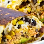 Grilled Salmon Burritos with Chipotle Cream