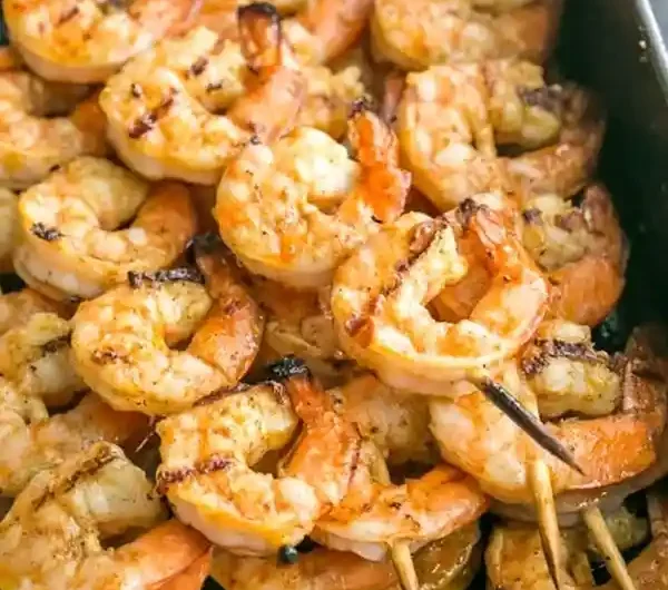 Flavorful Grilled Garlic Cajun Shrimp Skewers