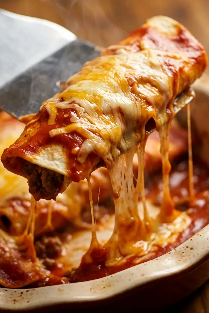 Easy Ground Beef Enchiladas Recipe: Cheesy & Savory Dinner