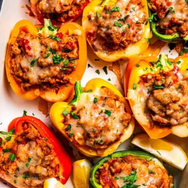 Ground Turkey Stuffed Peppers – Classic Dinner Recipe
