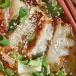 Savory Miso Gyoza Soup