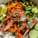 Healthy Sweet Chili Salmon Bowl