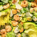 Easy Shrimp Caesar Salad Recipe with Homemade Dressing