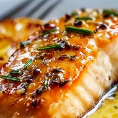 Honey Garlic Butter Baked Salmon