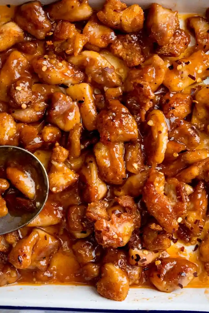 Baked Honey Garlic Chicken Thighs