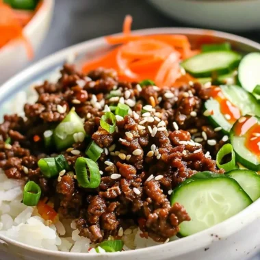 Korean Ground Beef Bowls: Easy, Flavor-Packed Family Dinners