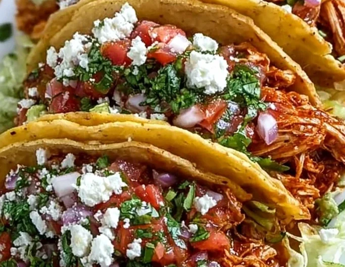 Irresistible Slow Cooker Chicken Tacos