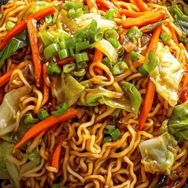 Savoring Japanese Yakisoba with Cabbage & Carrots Tonight