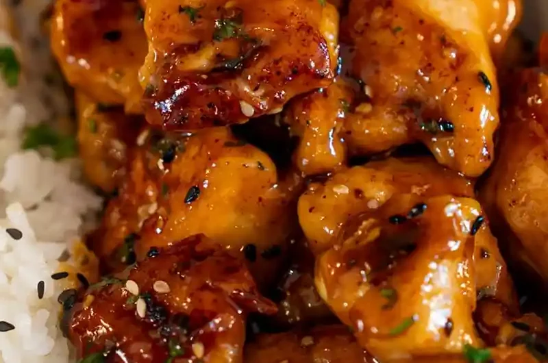 Savory Sweet Chili Glazed Chicken Bowls