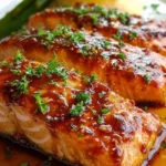 Maple Glazed Baked Salmon