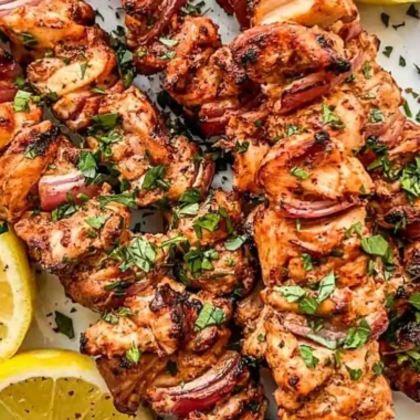 Tender Yogurt-Marinated Turkish Chicken Skewers