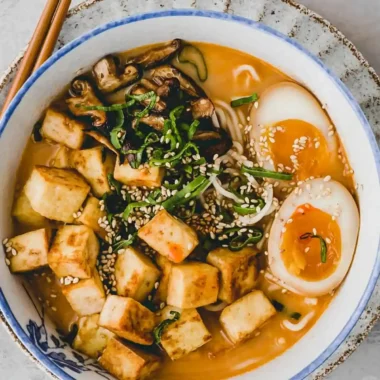 Tofu Miso Ramen Soup