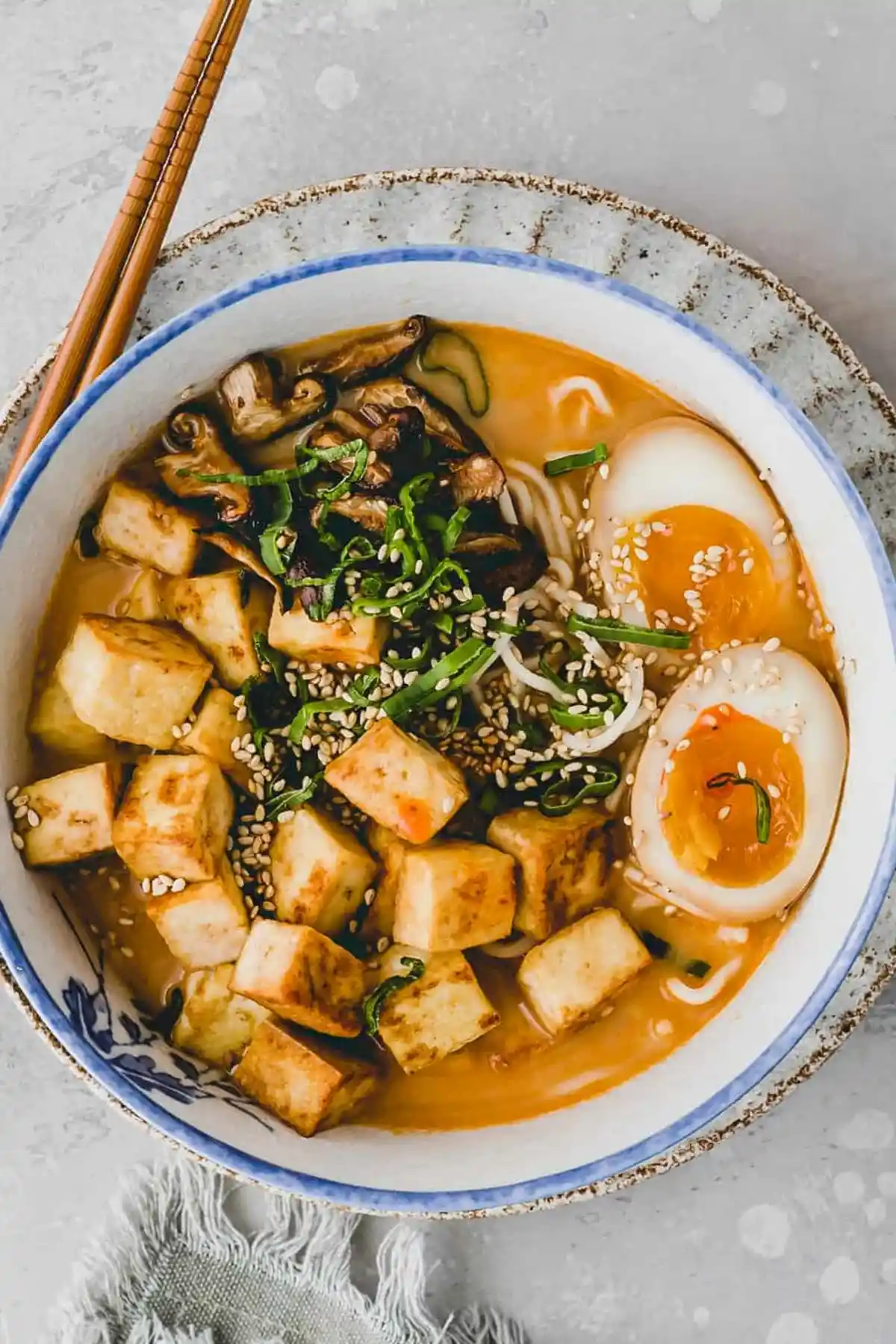 Tofu Miso Ramen Soup