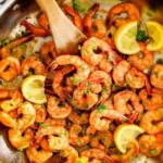 Zesty Old Bay Butter-Seared Shrimp with Tangy Cocktail Dip
