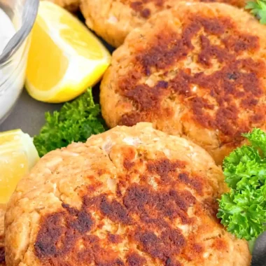 Classic Golden Salmon Patties