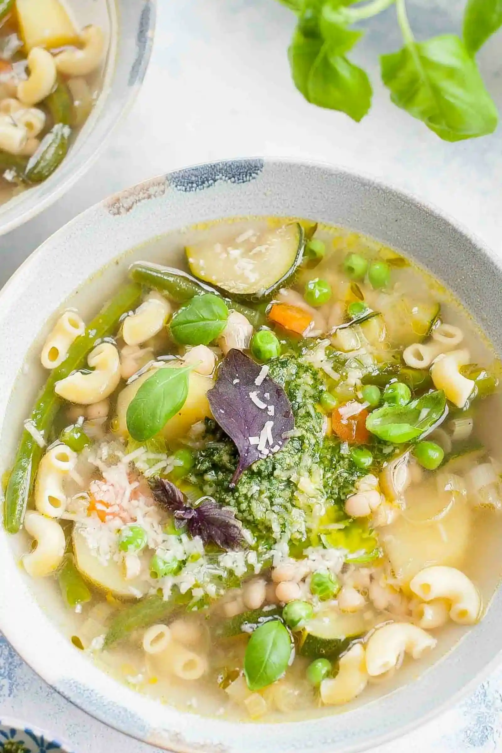 Pistou Soup - French vegetable soup (Soupe au Pistou)