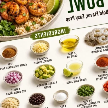Daringly Delicious Mexican Shrimp Bowl