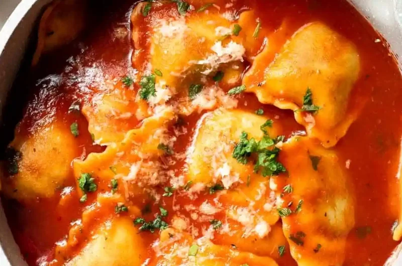 Cozy Ravioli Soup