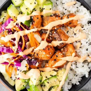 Salmon Rice Bowl