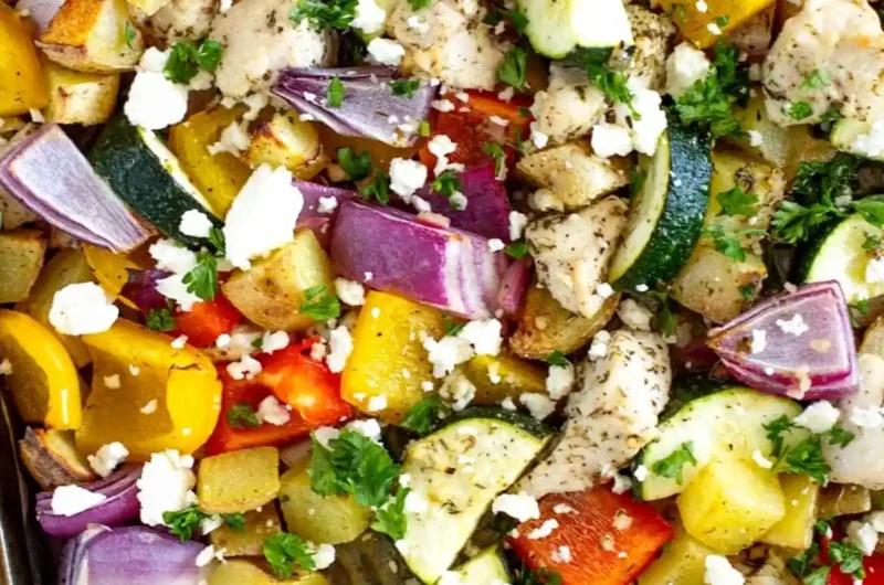 Sheet Pan Greek Chicken Meal Prep