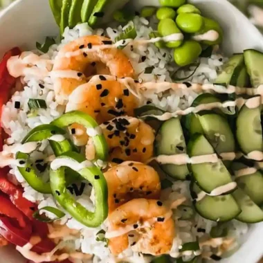 The Best Shrimp Poke Bowl Recipe