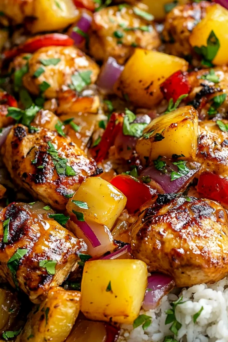 Easy Hawaiian Chicken Sheet Pan Bliss