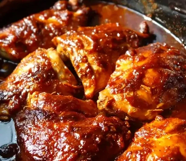 Tender Slow Cooker BBQ Chicken