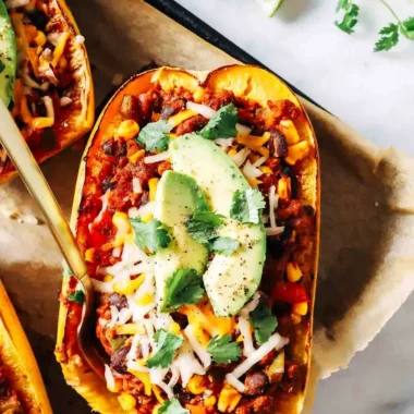 Spaghetti Squash Burrito Bowls