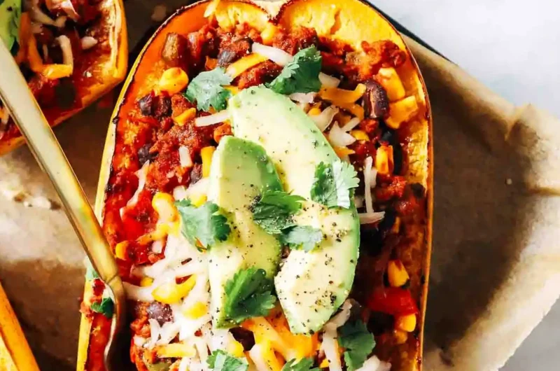 Spaghetti Squash Burrito Bowls