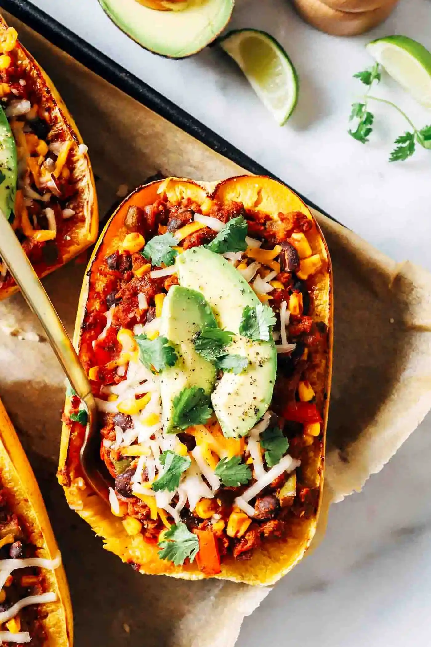 Spaghetti Squash Burrito Bowls
