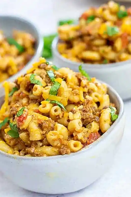 Slow Cooker Taco Mac and Cheese