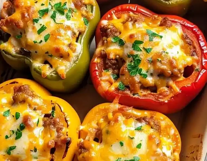 Classic Ground Beef Stuffed Peppers