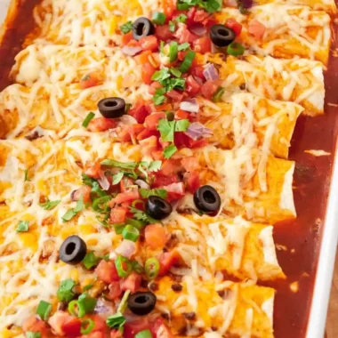 Hearty Ground Beef Enchiladas